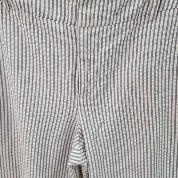 Cotton Seersucker Summer Pants - Picture 3 of 5